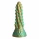 Dildo silicon cu textură stegosaurus - 20 cm (verde)