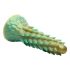 Dildo silicon cu textură stegosaurus - 20 cm (verde)