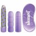 Stoner Bonga Bunga - stav vibrator set (4 delar) - lila