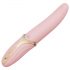 Zalo Eve - vibrador rosa, cálido y giratorio con batería recargable