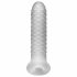 Fat Boy Checker Box - penis sleeve (17cm) - melk wit