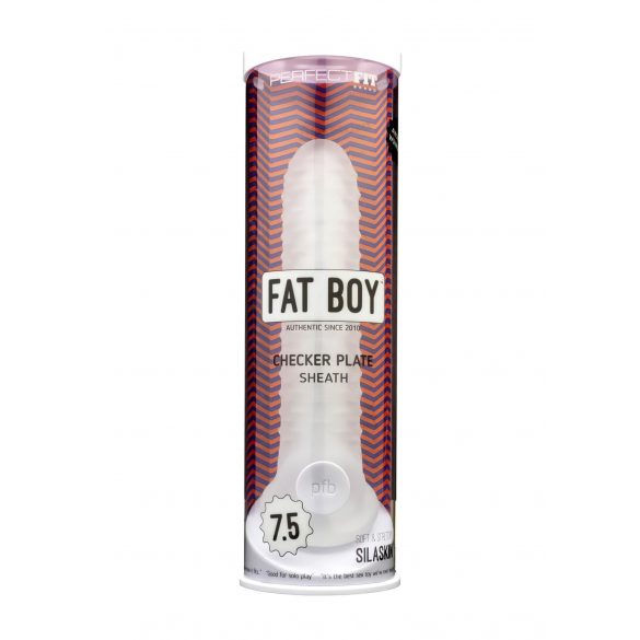 Fat Boy Checker Box - peeniskate (19cm) - piimjas valge