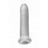 Fat Boy Micro Ribbed - penismantel (17cm) - melk wit