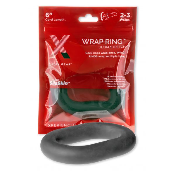 Perfect Fit Ultra Wrap 6 - tjock penisring - svart (15 cm)