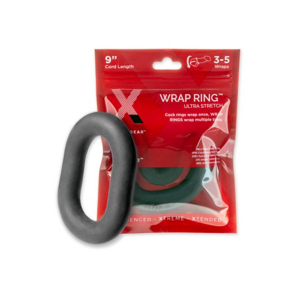 Perfect Fit Ultra Wrap 9 - krúžok na penis - čierny (22 cm)