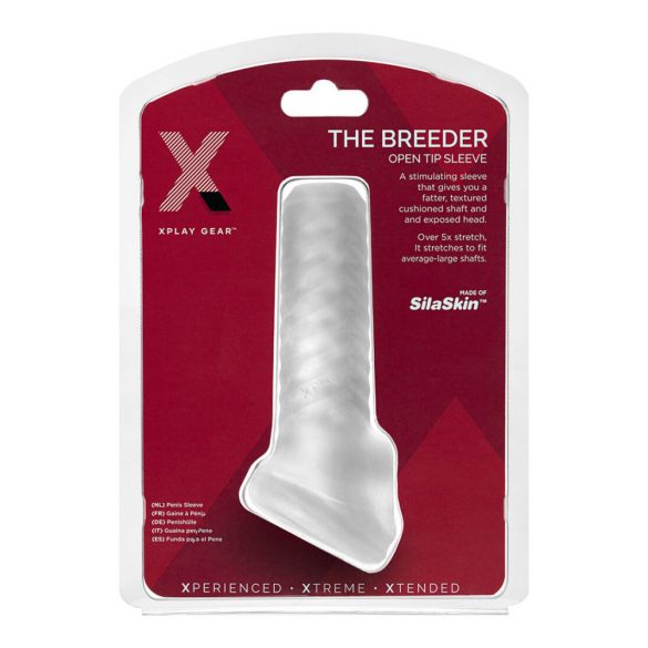 Perfect Fit Breeder - open penis sleeve (melkwit)