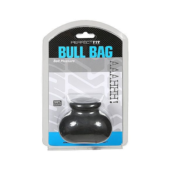 Perfect Fit Bull Bag - Sėklidžių maišelis ir tempiklis (juodas)