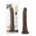 Dr. Skin 8,5 - sugkopp med naturlig dildo - brun (20,5 cm)