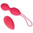 Loveline - Rechargeable, Wireless, Textured Vibrating Kegel Ball (Pink)