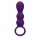 Loveline - oplaadbare anale bolletjesvibrator (paars)