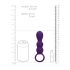 Loveline - rechargeable ball-shaped anal vibrator (purple)