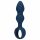 Loveline - Anal Dildo with Ring Handle - Small (Blue)