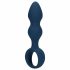 Loveline - Anal Dildo with Ring Handle - Small (Blue)