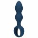 Loveline - Anal Dildo with Finger Loop - Medium (Blue)