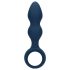 Loveline - Anal Dildo with Holding Ring - Large (Blue)