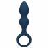 Loveline - Anal Dildo with Holding Ring - Large (Blue)