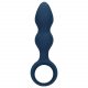 Loveline - Anal Dildo with Grip Ring - Large (Blue)