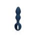 Loveline - Anal Dildo with Holding Ring - Large (Blue)