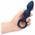 Loveline - Anal Dildo with Holding Ring - Large (Blue)