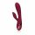 Loveline - vibromasseur rechargeable avec stimulateur de clitoris (bordeaux)