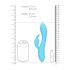 Loveline - Rechargeable, Waterproof Rabbit Vibrator (Blue)