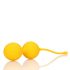 Set di Sfere per Pavimento Pelvico in Silicone Loveline - Bi-componente (giallo)