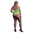 Ouch! - Fluorescent Strap Body (Neon Green)  - XL-4XL