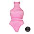 Ouch! - Fluorescent Lingerie Set (Pink)