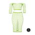 Ouch! - fluorescerende rok en top (neon groen)