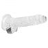 REALROCK - Transparent Lifelike Dildo - Clear (17cm)