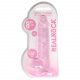 REALROCK - Transparent Realistic Dildo - Pink (19cm)