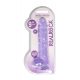 REALROCK - dildo réaliste transparent - violet (22cm)