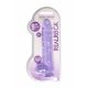 REALROCK - Transparent Realistic Dildo - Purple (22cm)