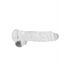 REALROCK - transparante realistische dildo - helder (22cm)