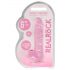 Transparent Realistic Dildo - Pink (6 inches)