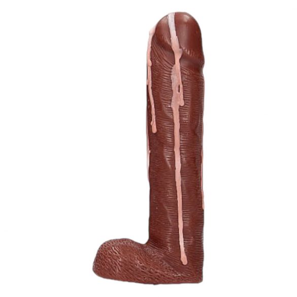 Dicky Cum - penis-tvål med pung - brun (250g)