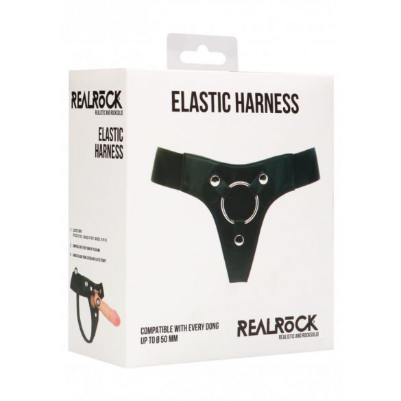 REALROCK Elastingas - universalūs diržai prisegamam produktui (juodas)