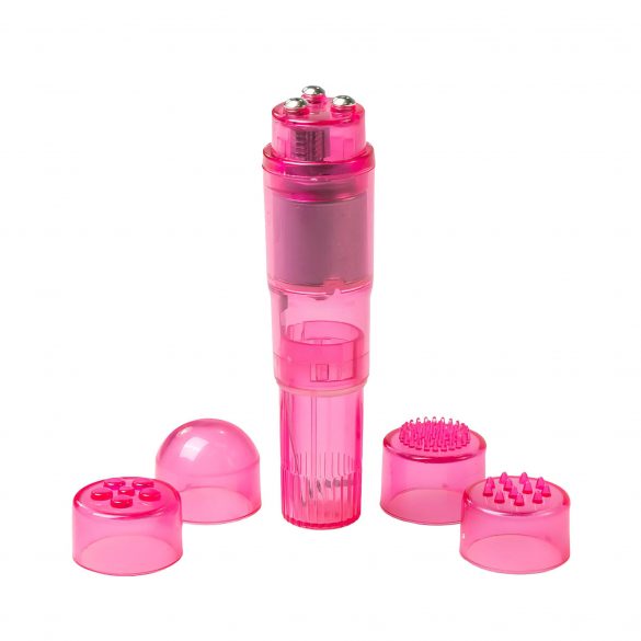 Easytoys Pocket Rocket Vibratorset - Rosa (5-delad)