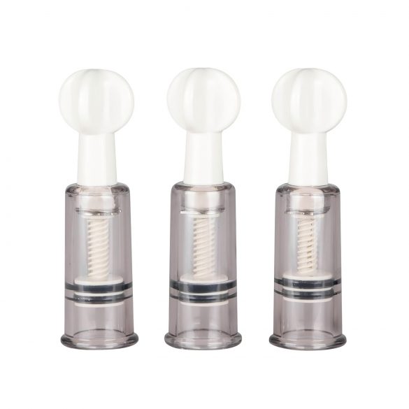 Easytoys - Nipple and Clitoral Suction Set (3pcs)