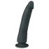 Easytoys - Suction Cup Silicone Dildo (21cm) - Black