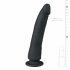 Easytoys - 100% silikonowe dildo (21 cm) - czarne