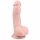 Easytoys - Standfestes, Hoden-Dildo (15cm) - Naturfarben