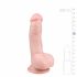 Easytoys - zaciskane dildo na jądra (15 cm) - naturalne