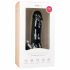 Easytoys - dildo so semenníkmi a prísavkou (17,5cm) - čierne