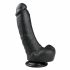 Easytoys - gode ventouse avec testicules (20 cm) - noir