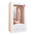 Easytoys - dildo s prísavkou a semenníkmi (22,5cm) - telová farba