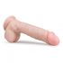 Easytoys - sugfotad dildo med pung (22,5 cm) - natur