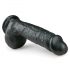 Easytoys - Suction Cup Dildo with Balls (22.5cm) - Black