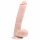 Easytoys - Suction Cup Realistic Dildo with Testicles (26.5cm) - Natural