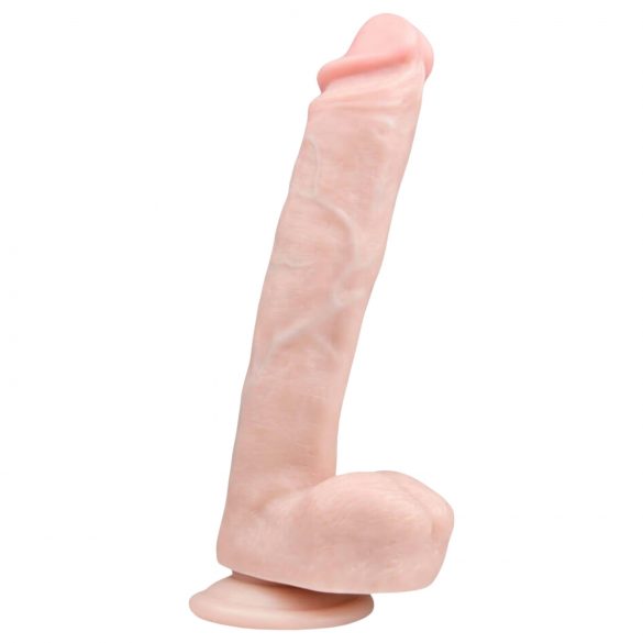 Easytoys - Suction Cup Realistic Dildo with Testicles (26.5cm) - Natural